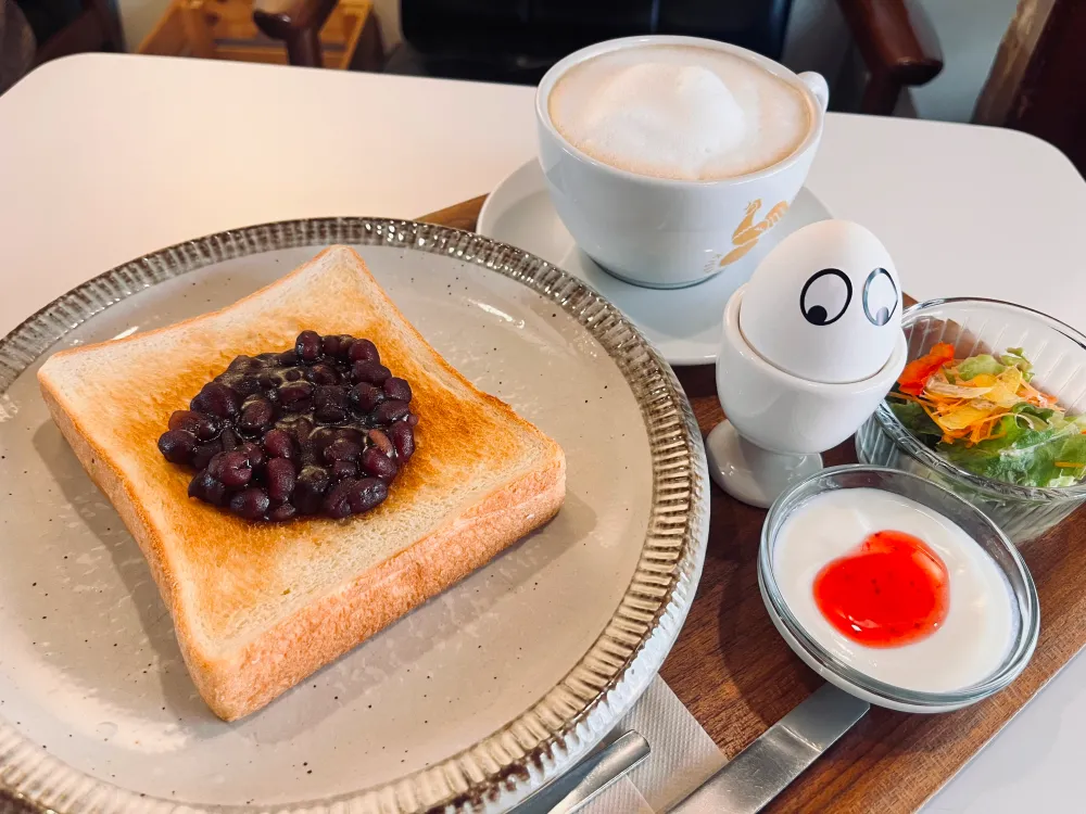 人気の小倉トースト