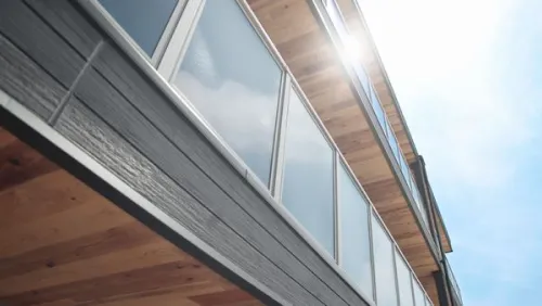 共用部にも使用するCLT建材