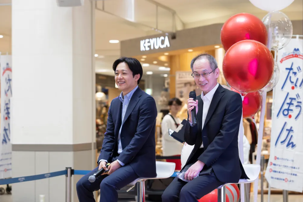 （左）大東建託株式会社の小関真人さん/（右）大和ハウス工業株式会社の松居良充さん