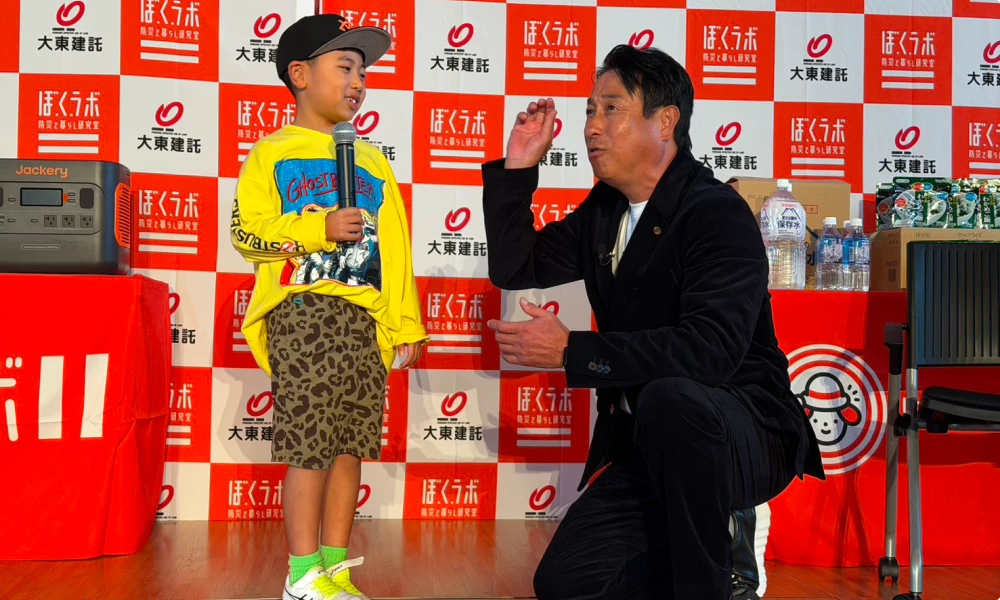 元プロ野球選手の立浪和義さん、宮本和知さんをゲストに岐阜・山口で防災トークショーを開催