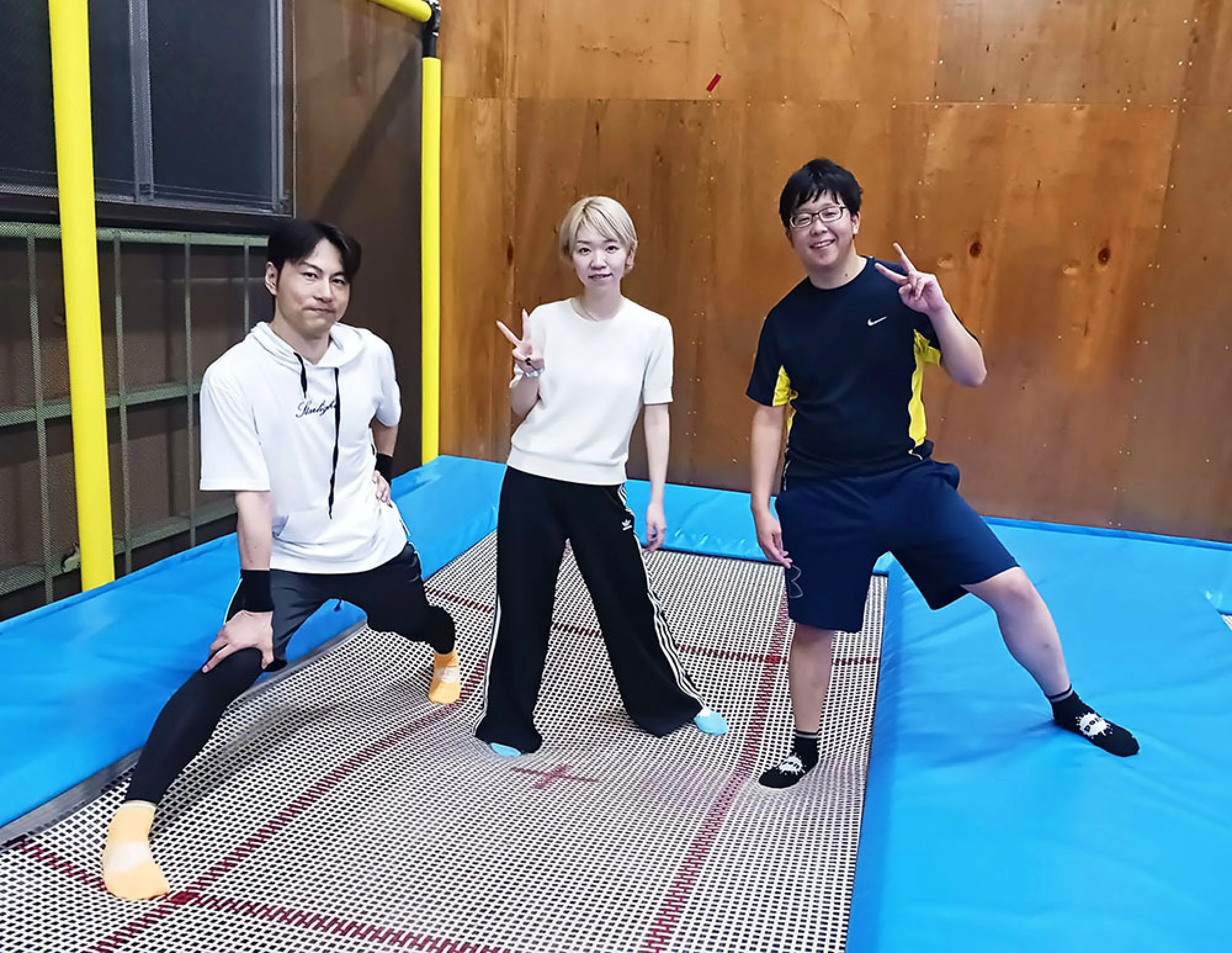 トランポリン（パルクール）といったユニークなサークルも